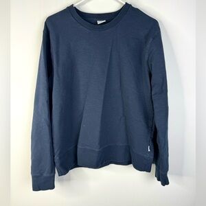 NN07 No Nationality Barrow Crewneck Sweatshirt Pullover Navy Blue M